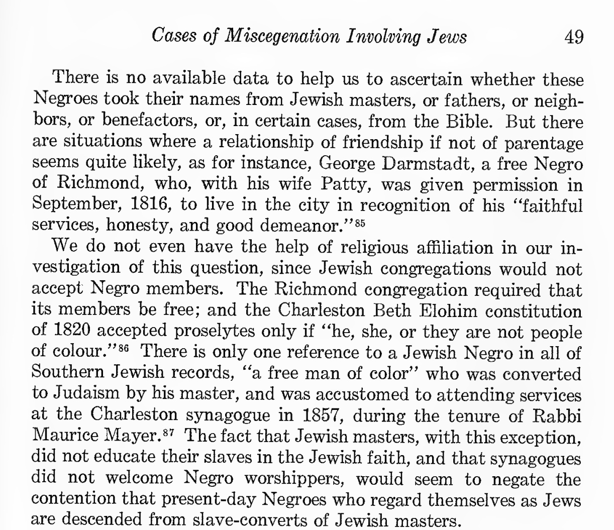 Negress Concubines of Jewish slave owners